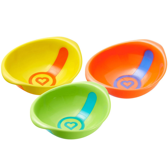 Набор мисок White Hot 3 шт Munchkin фото 1 &mdash; Milam