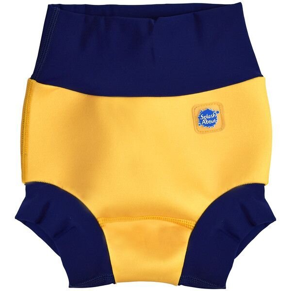 Подгузник для плавания Желтый с синими манжетами New Happy Nappy™ фото 1 &mdash; Milam